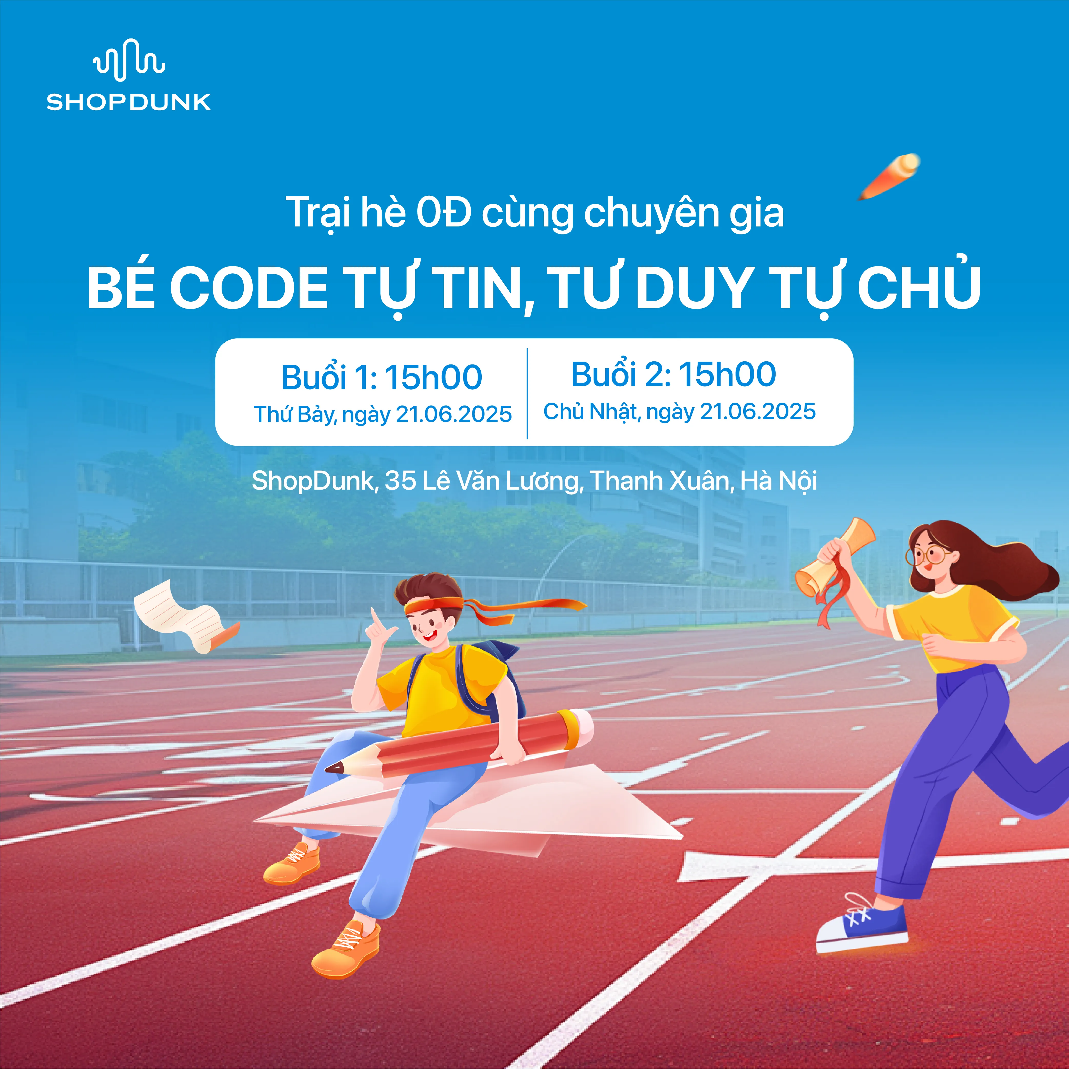 Học code cùng sự kiện workshop giúp con kích phá tiềm năng công nghệ